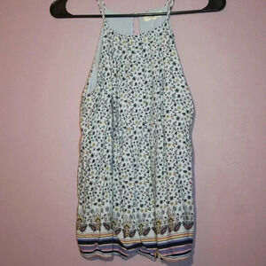 Gilli Tank Top with Flowers and Strips